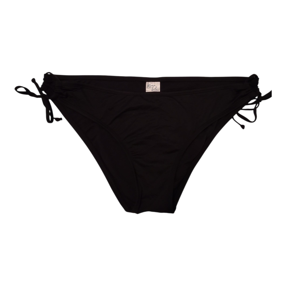 Kona Sol Black Bikini Bottoms with Side Ties